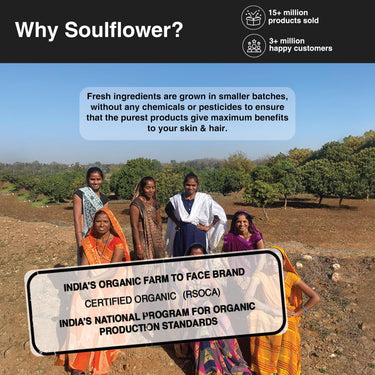 Soulflower Lemon Essential Oil | Hair Fall Control, Pimple, Acne Care, Skin Care & Oil Control | 100% Organic, Pure, Natural & Undiluted Premium Essential Oil|15ml